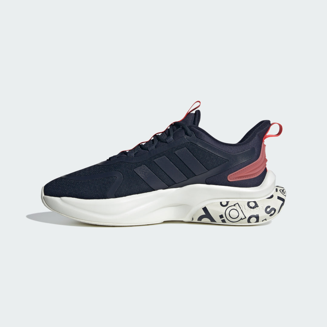 

adidas Tenis Alphabounce+ Unisex, Off blanco/preloved scarlet/legend ink