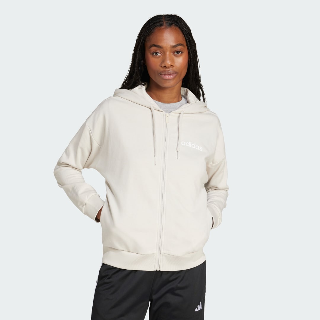 Adidas Essentials Linear French Terry Ritshoodie