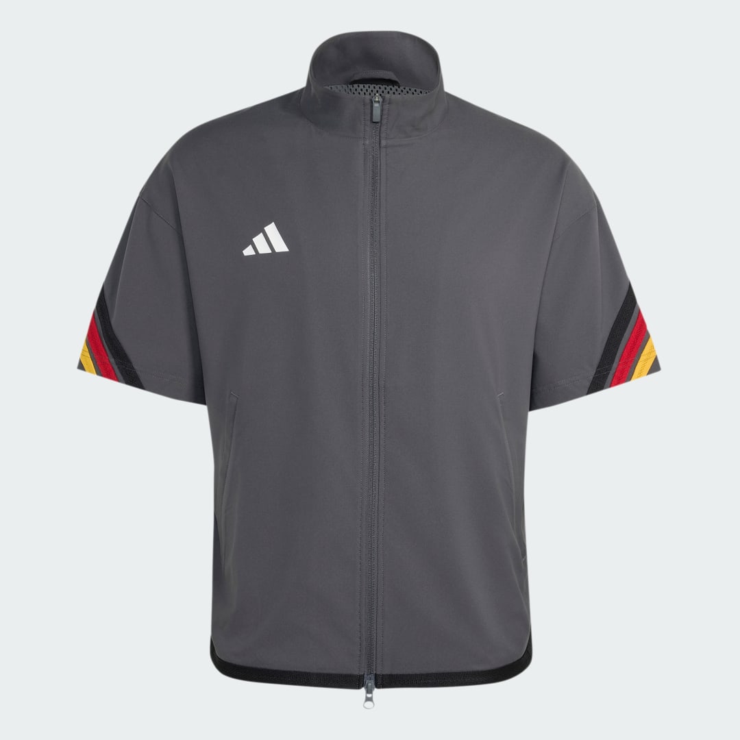 VESTE D’ÉCHAUFFEMENT MANCHES COURTES BASKETBALL DBB HOMMES - vue 4