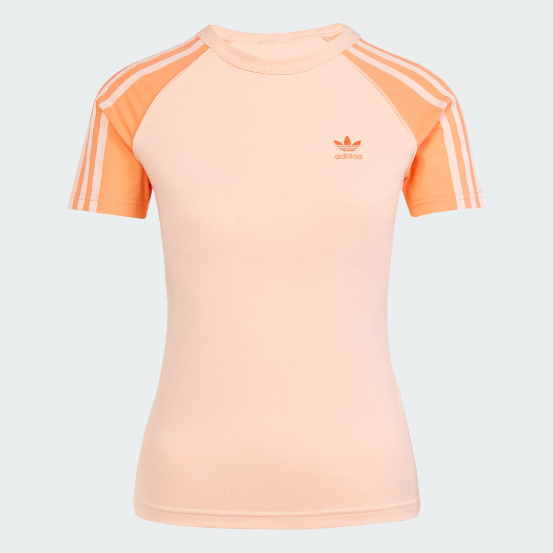 Adidas Adicolor 3-Stripes Raglan Slim-fit T-shirt