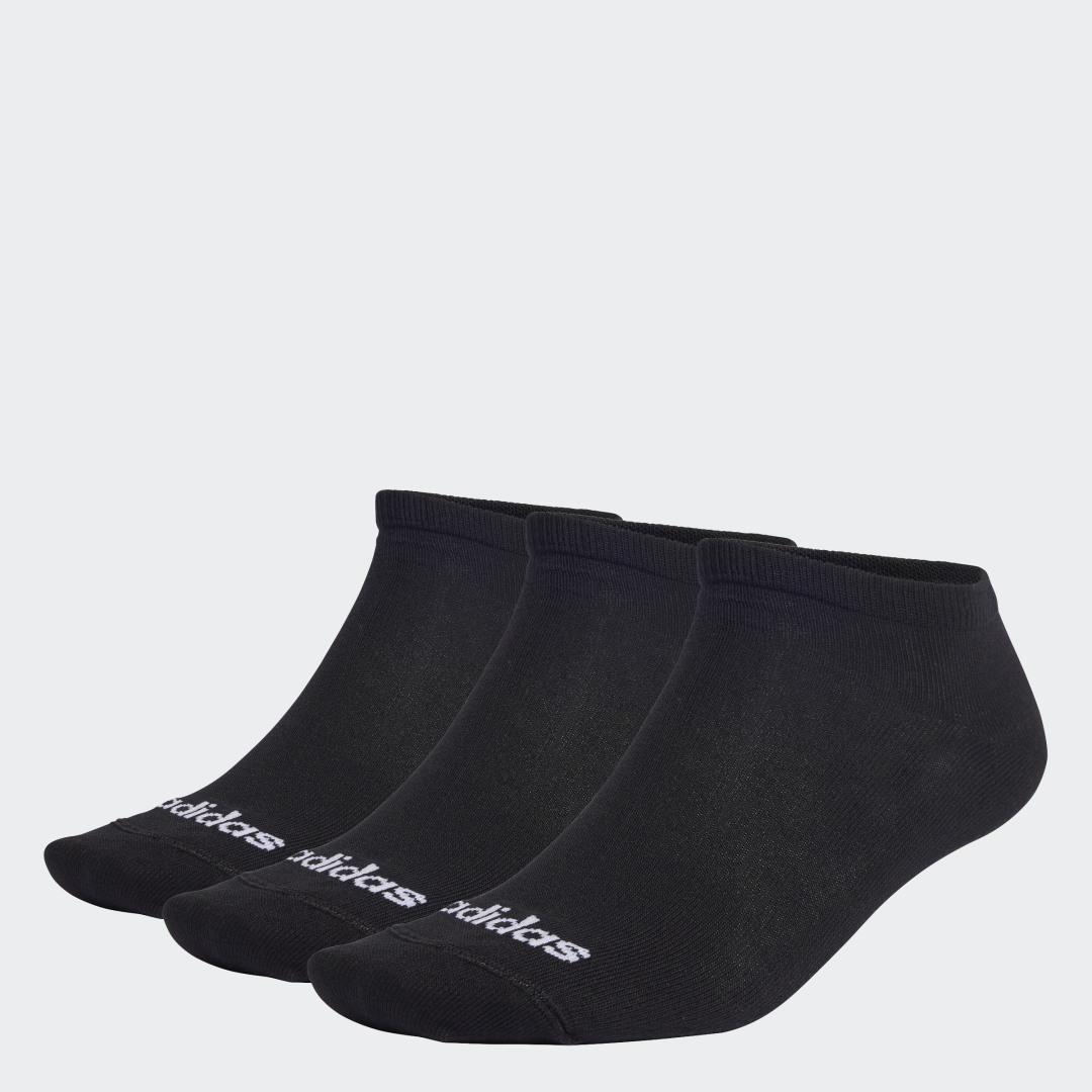 adidas Thin Linear Low-Cut Socks 3 Pairs