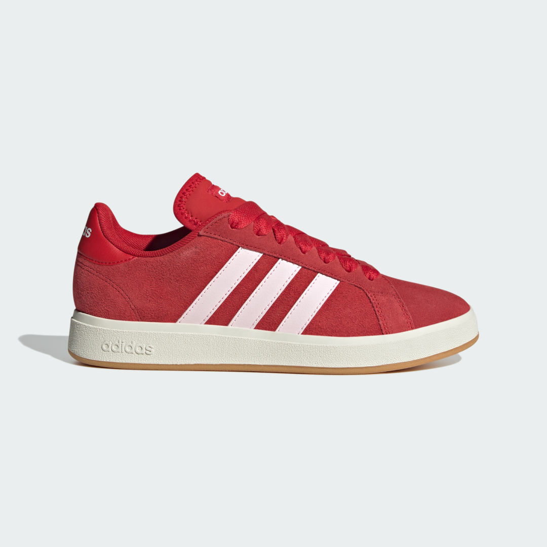 Adidas Grand Court sneaker Better Scarlet / Clear Pink / Off White