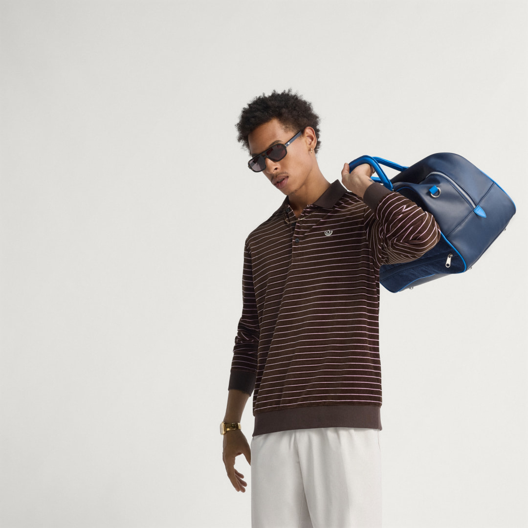 Adidas Originals Velour Longsleeve Polo