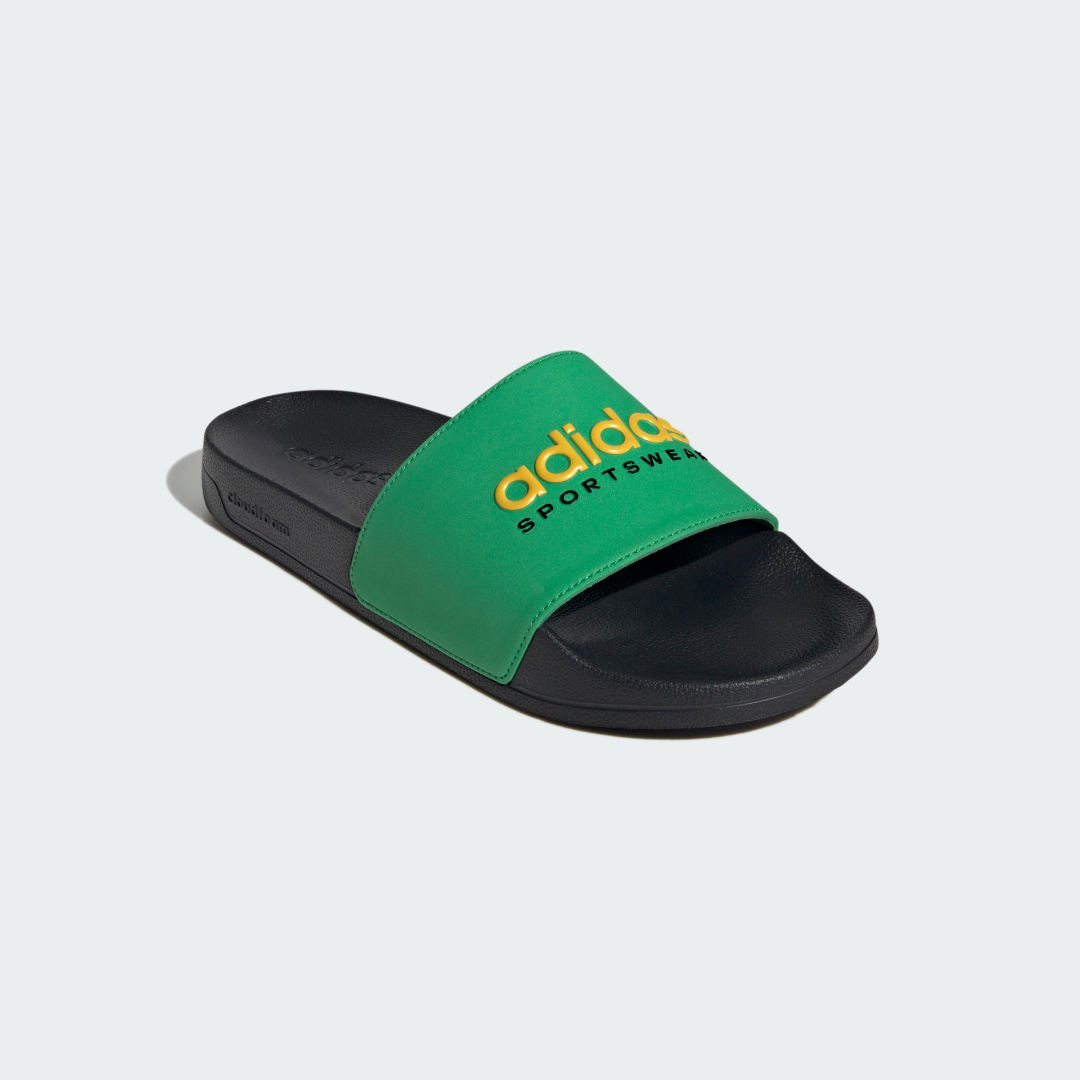 

adidas Sandalias Adilette Shower Unisex, Vivid verde/bold oro/negro