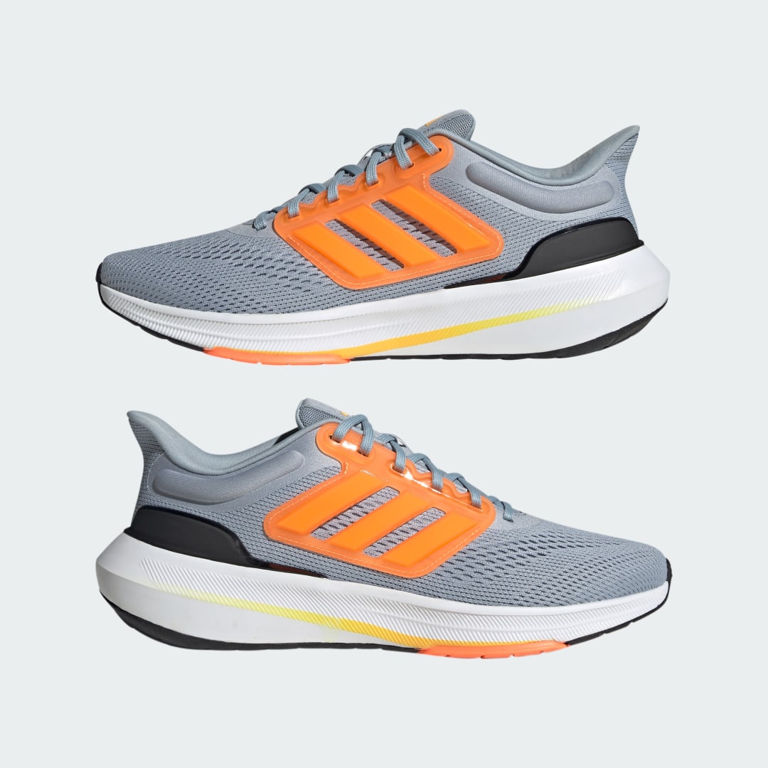 

adidas Tenis Ultrabounce Unisex, Light gris/solar oro/scremaing naranja