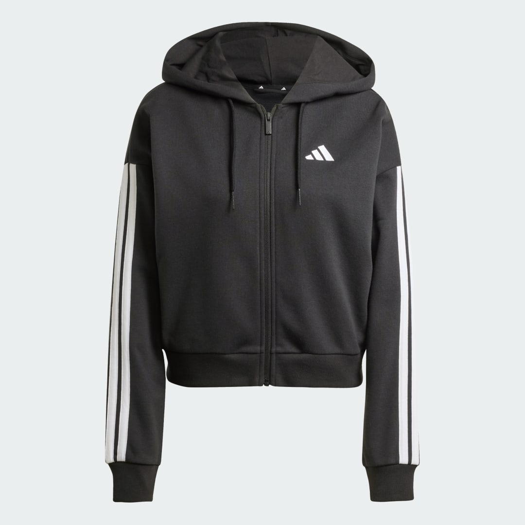 Adidas Essentials 3-Stripes French Terry Ritshoodie