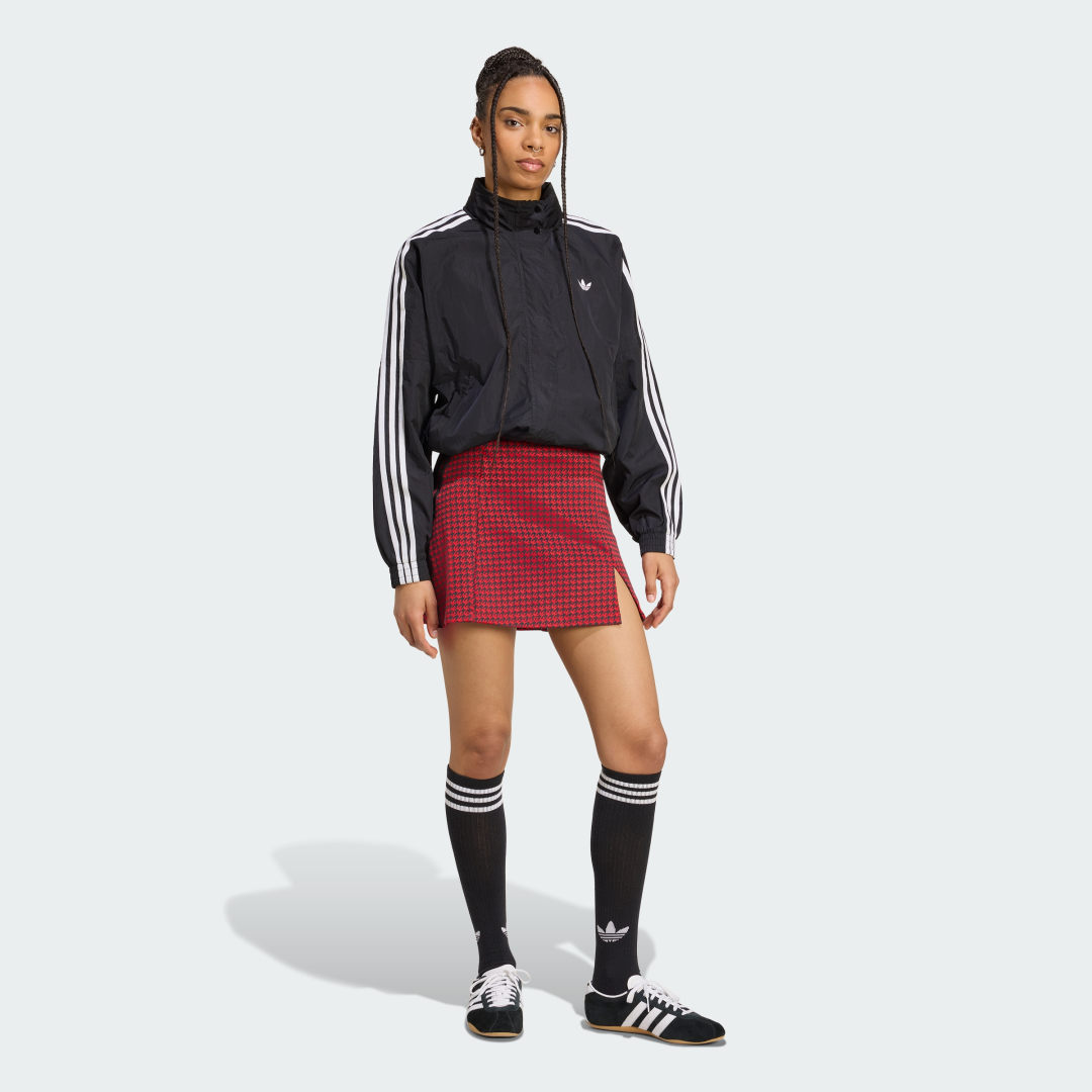 Adidas Houndstooth Tailored Skirt