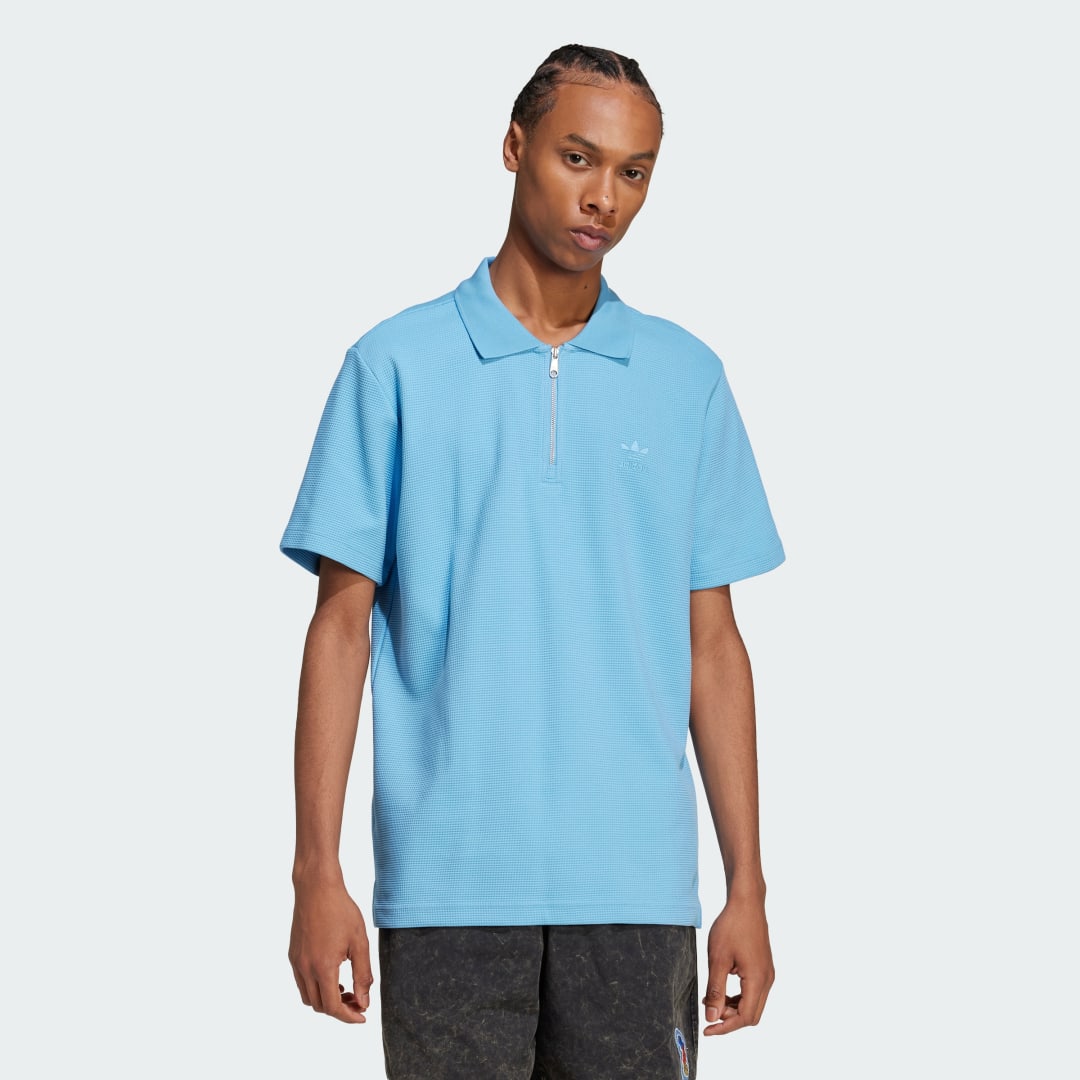 Adidas Trefoil Essentials Waffle Poloshirt