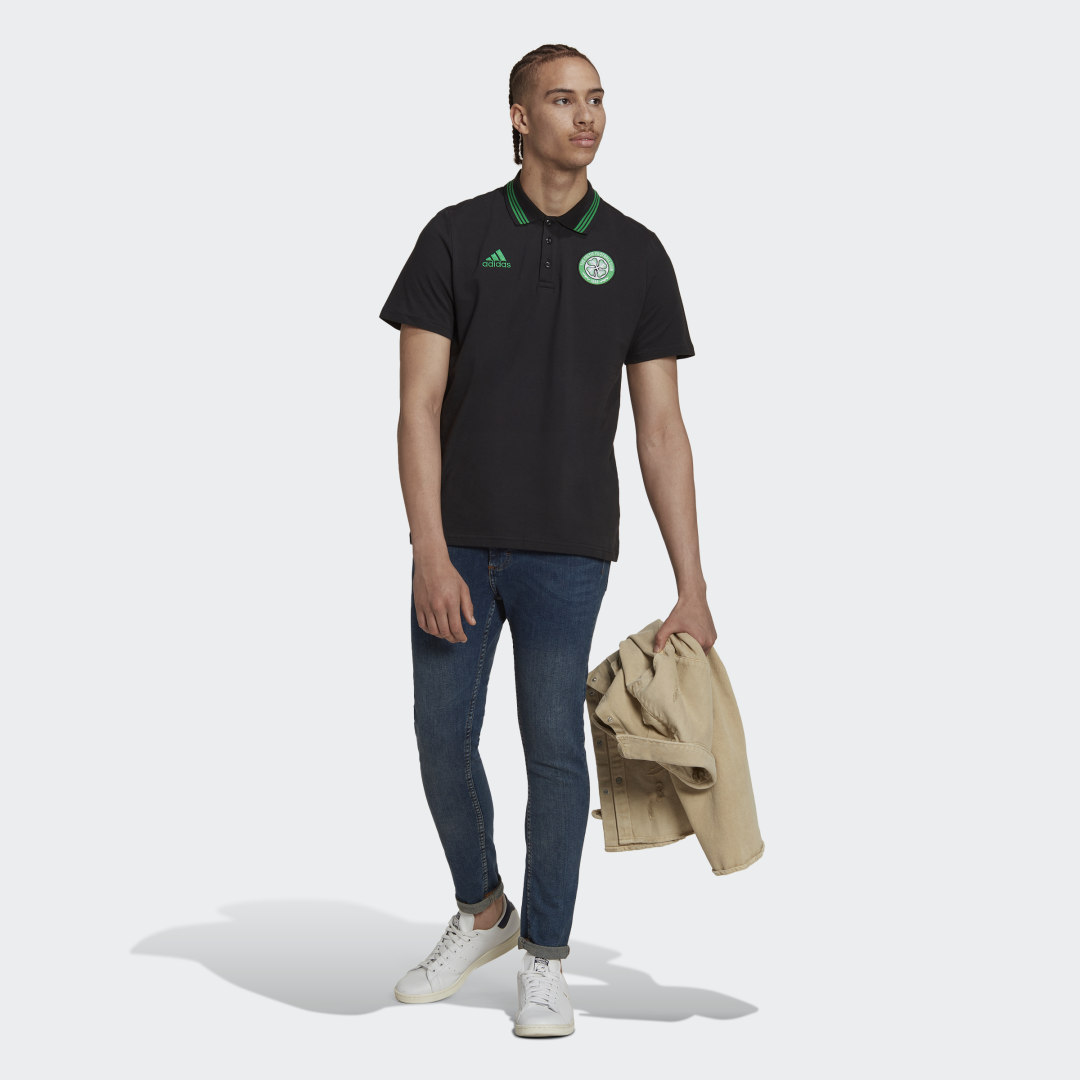 celtic adidas polo