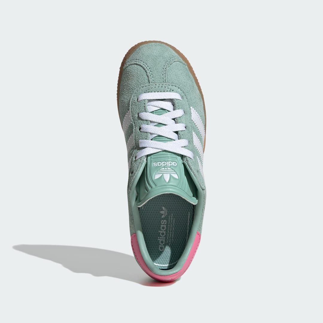 Adidas Gazelle sneaker Hazy Green / Cloud White / Bliss Pink