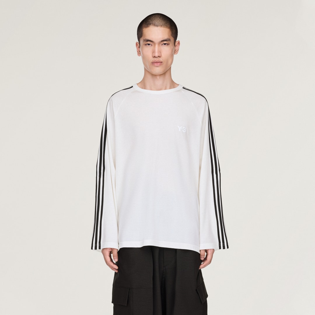 Adidas Y-3 Longsleeve 3-Stripes T-shirt