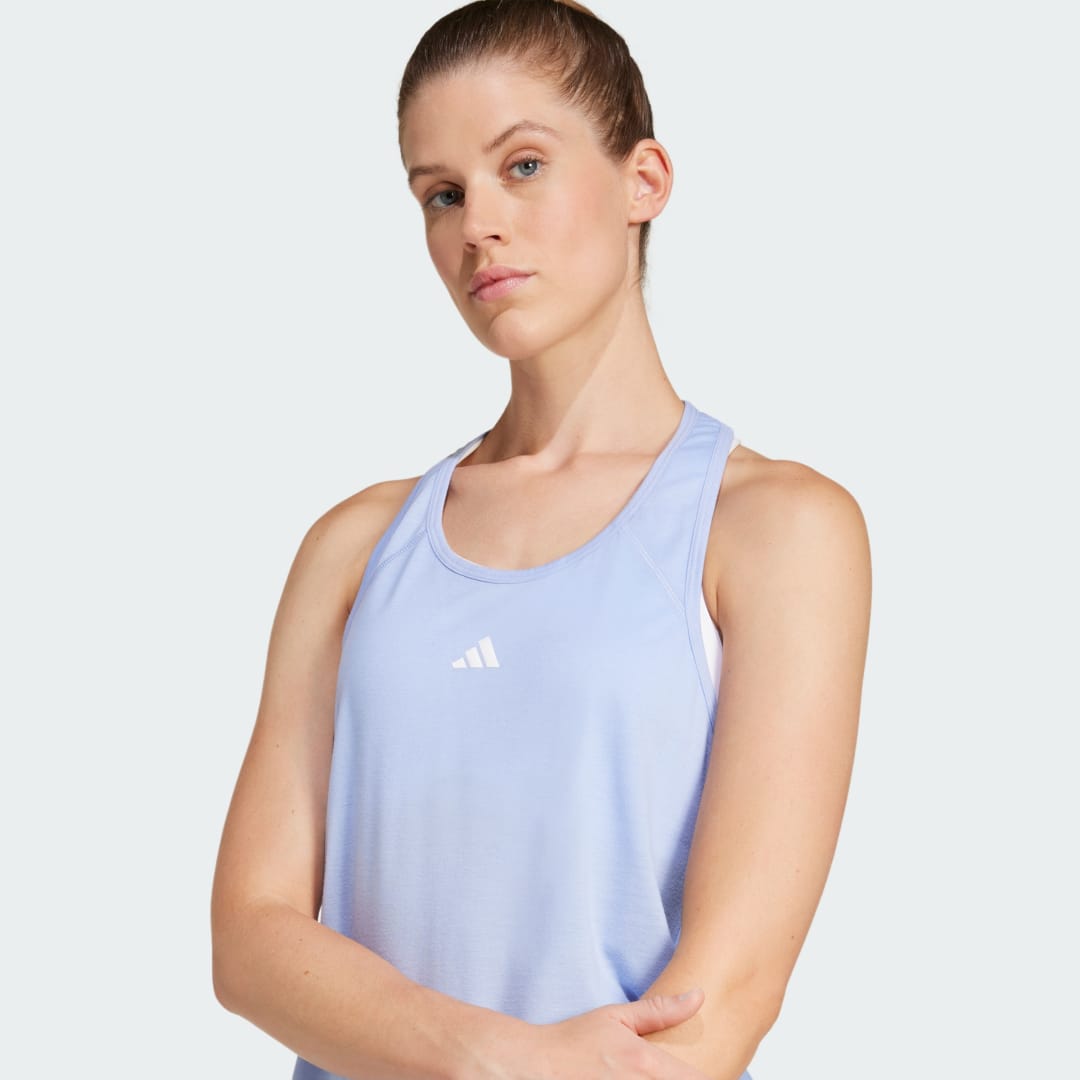 Adidas Train Essentials Minimal Branding Racerback Tanktop