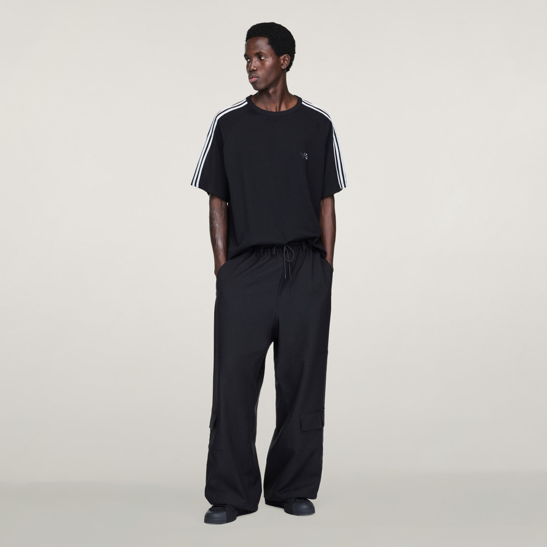 Adidas Y-3 Short Sleeve 3-Stripes T-shirt