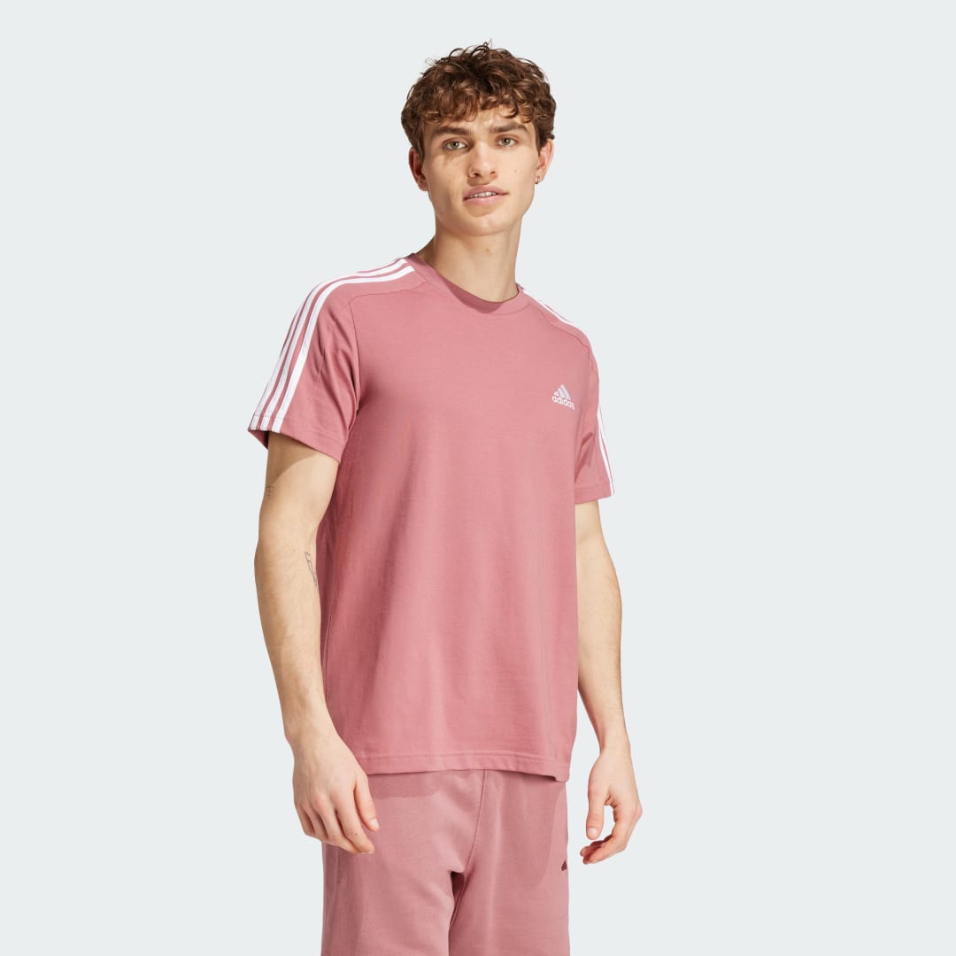 Adidas Essentials Single Jersey 3-Stripes T-shirt