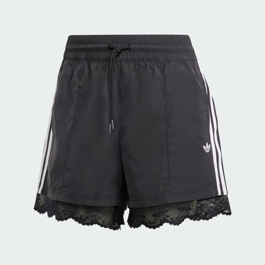 adidas Lace Trim 3-Stripes Shorts