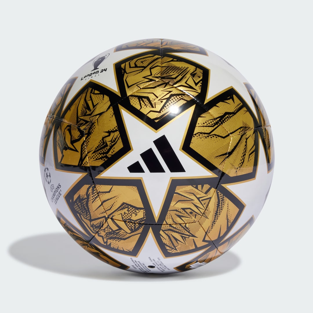 Adidas Perfor ce Senior voetbal UCL Club 23 24 Knockout wit goud zwart
