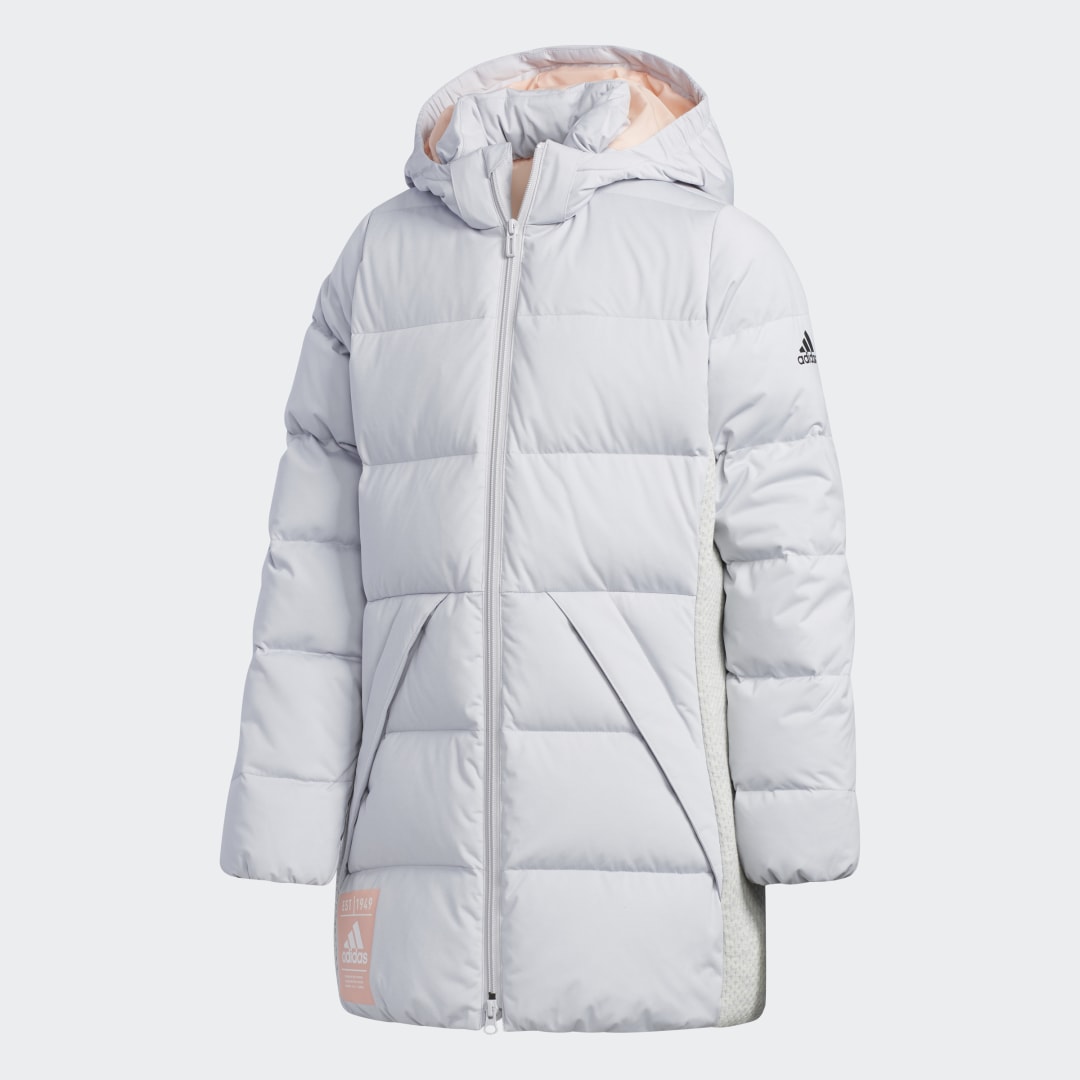 Удлиненный пуховик adidas Athletics