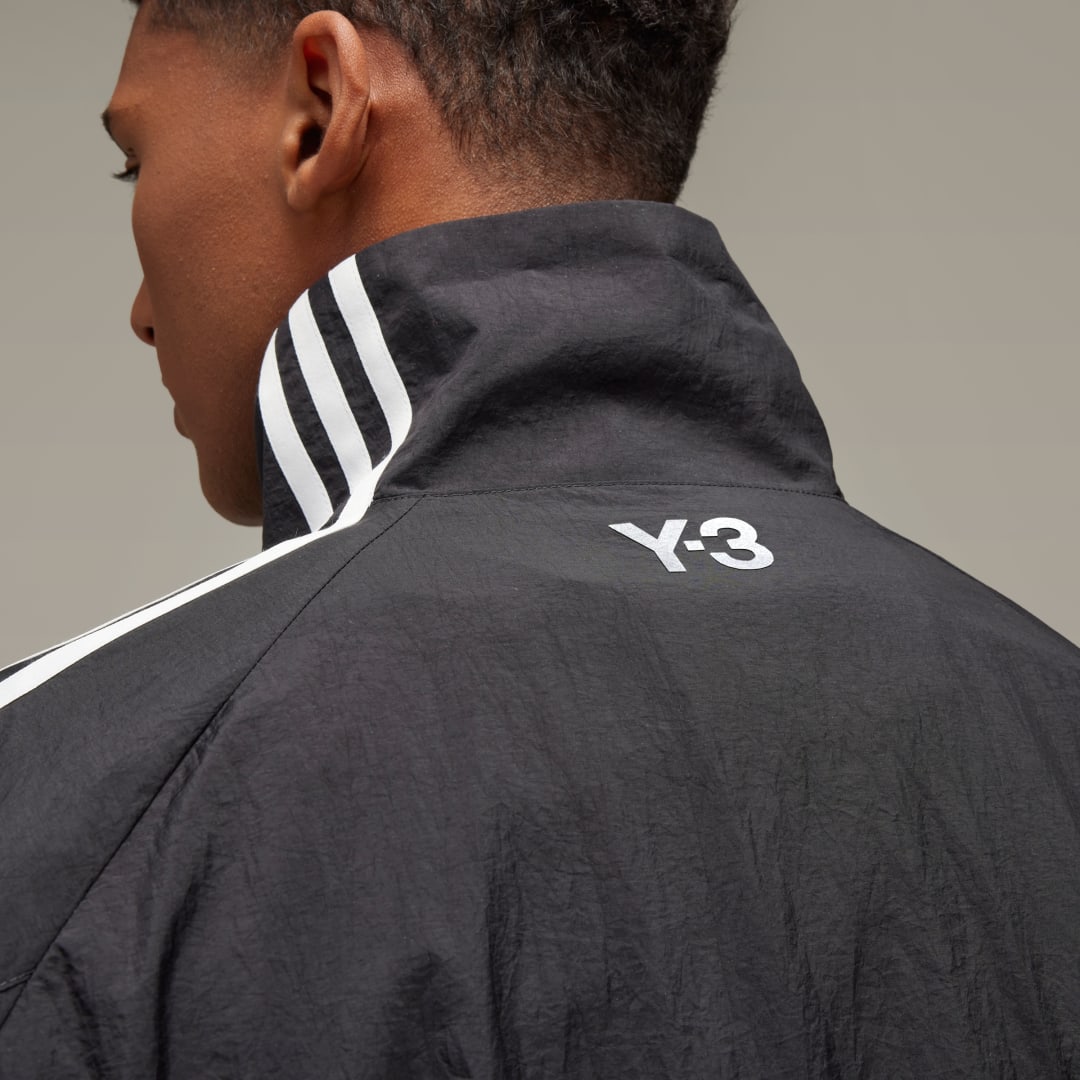 Adidas Y-3-Stripes Nylon Shell Jack