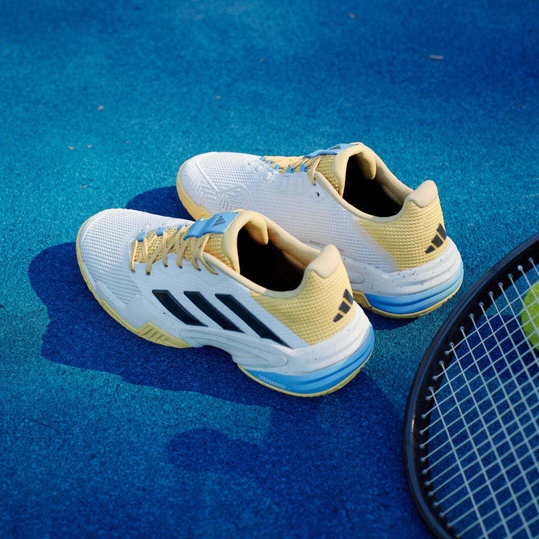 

adidas Tenis Barricade Para Tenis Mujer, Blanco/negro/semi spark