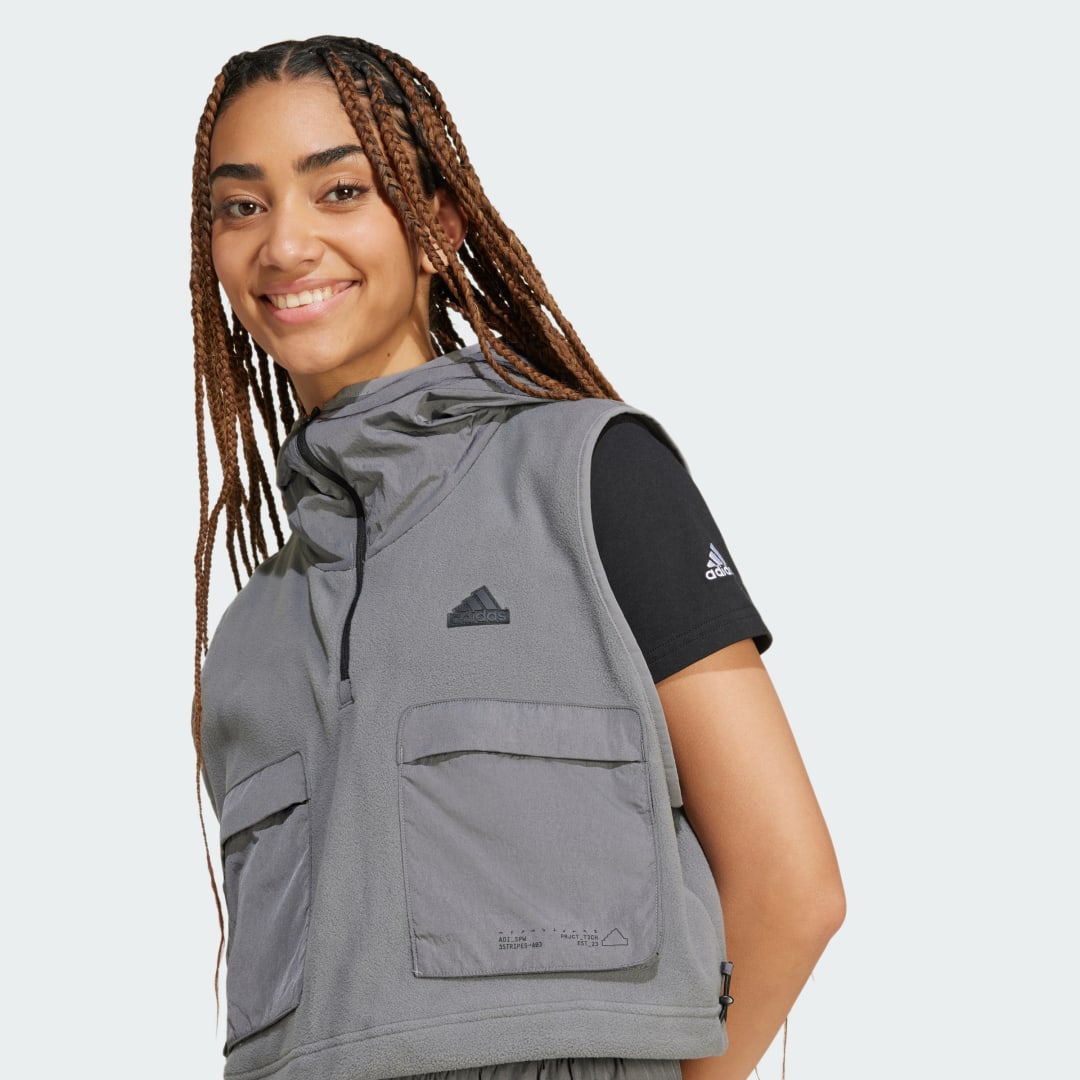 Adidas City Escape Polar Fleece Gilet