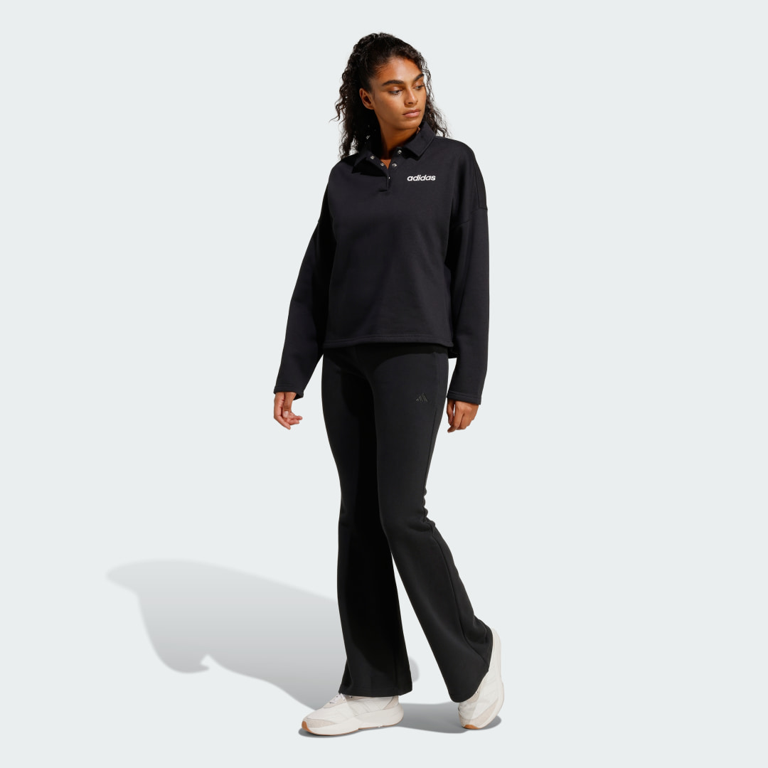 Thumbnail - Seasonal Essentials French Terry Ausgestellte Hose