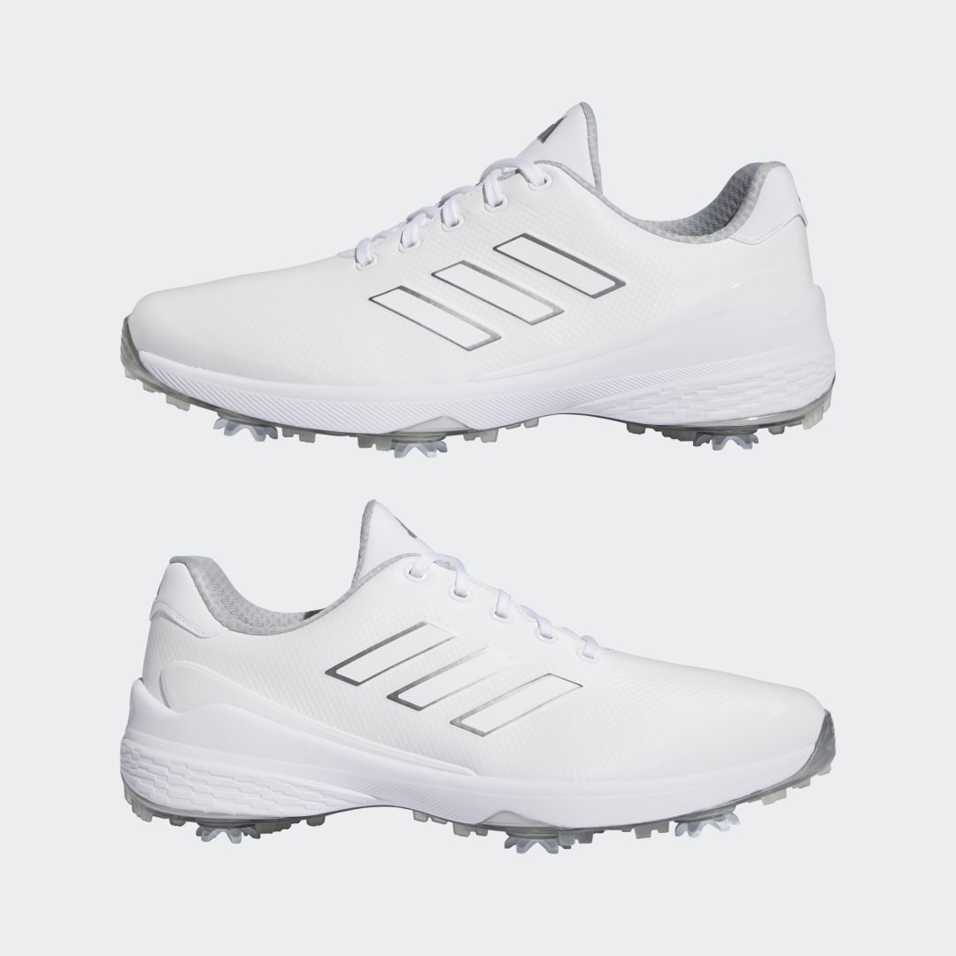 

adidas Zapatos de Golf Zg23 Hombre, Blanco/dark plata gris/plata gris