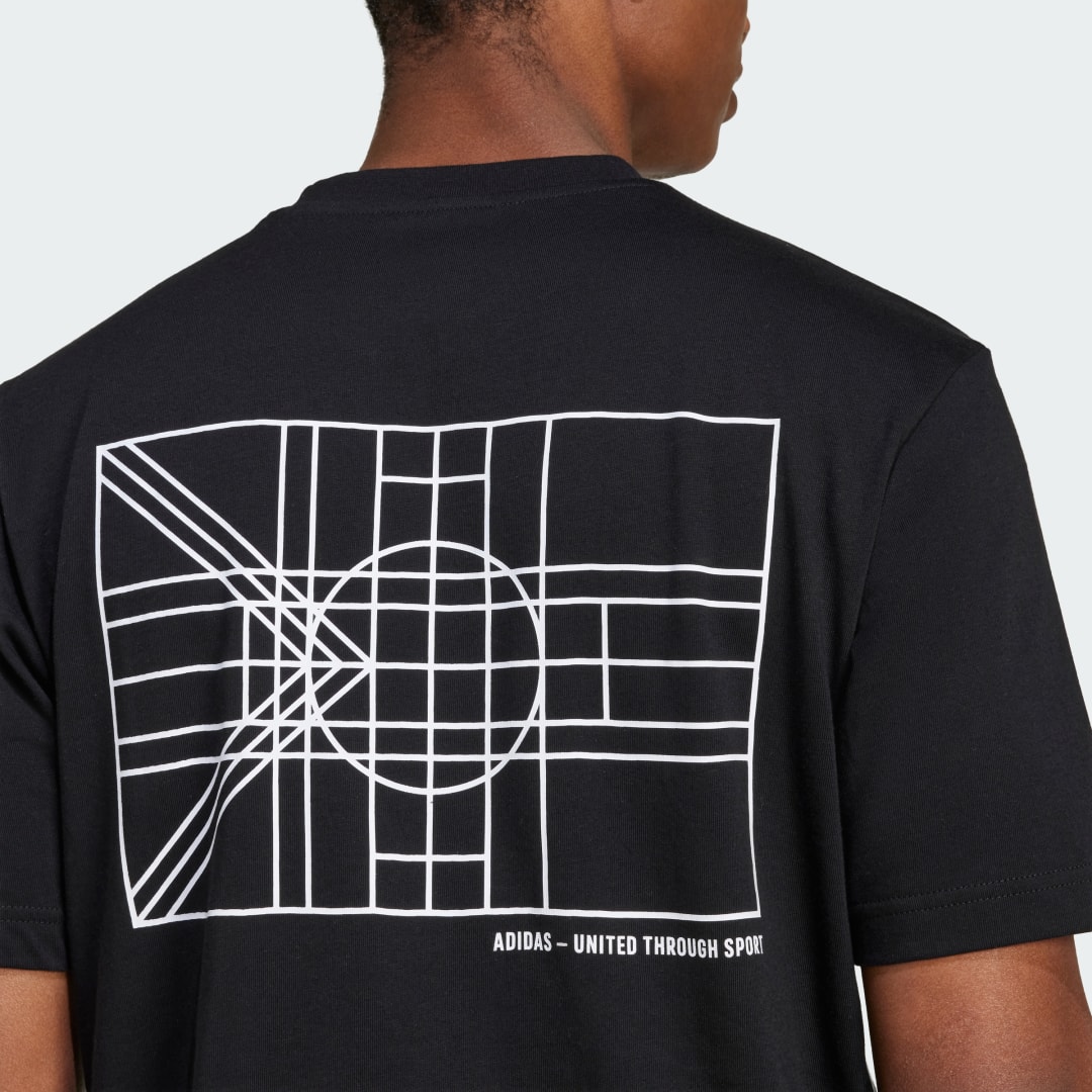 

adidas Camiseta House of Tiro Nations Estampada Hombre, Negro