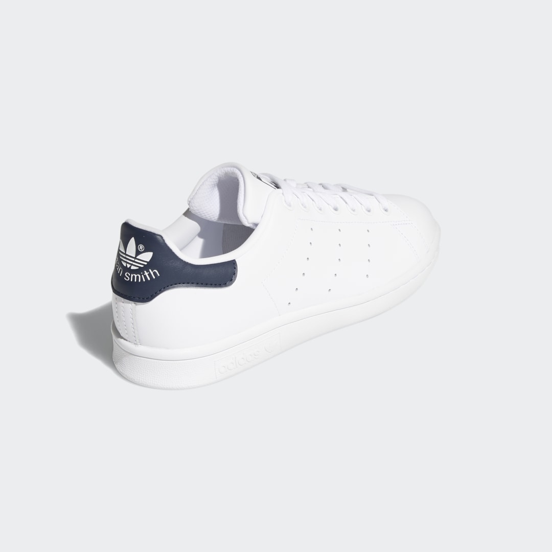 adidas Stan Smith WomensWhite Navy Shoes S81020 FOOTY.COM