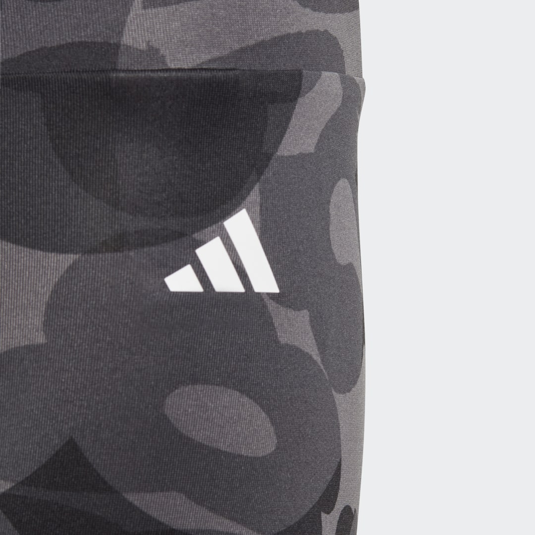 

adidas Licras 7/8 Essentials AEROREADY Seasonal Print Pretina Alta Niños Niño, Negro