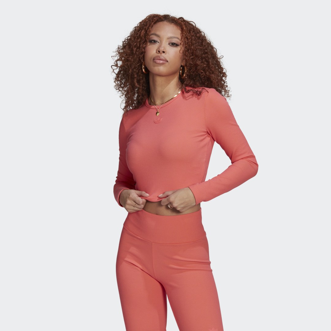 T-shirt à manches longues côtelé 2 Colored