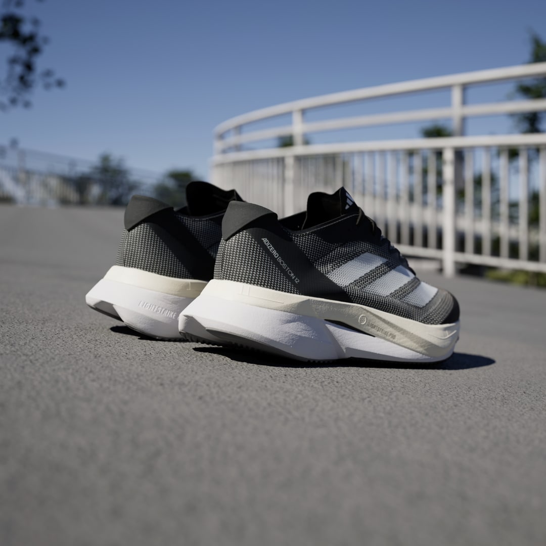 

adidas Tenis Adizero Boston 12 Unisex, Blanco