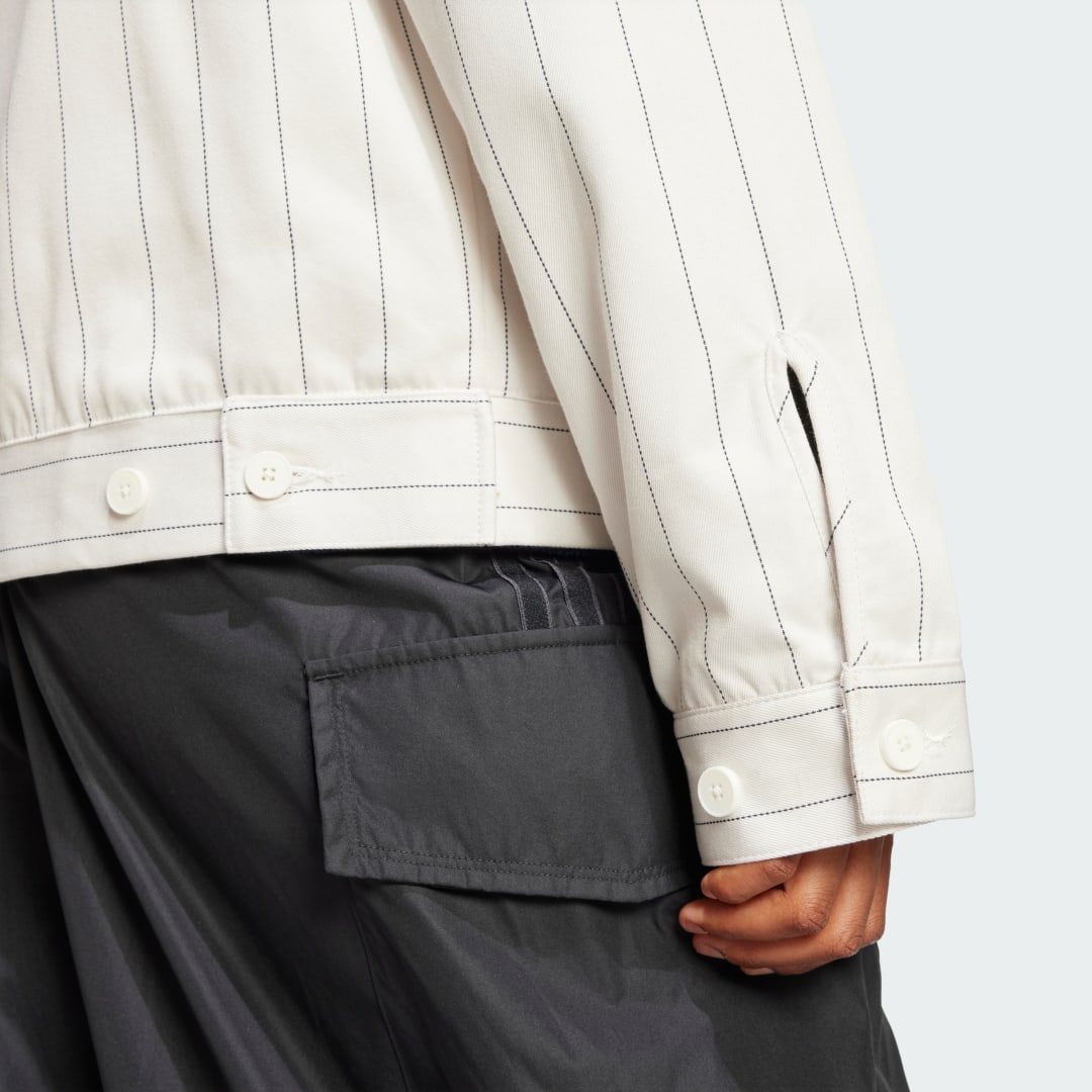 Adidas Pinstripe Harrington Jack