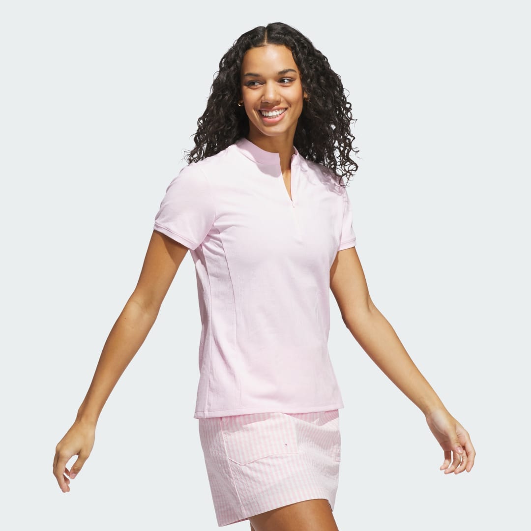 Adidas Go-to Jacquard Short Sleeve Poloshirt