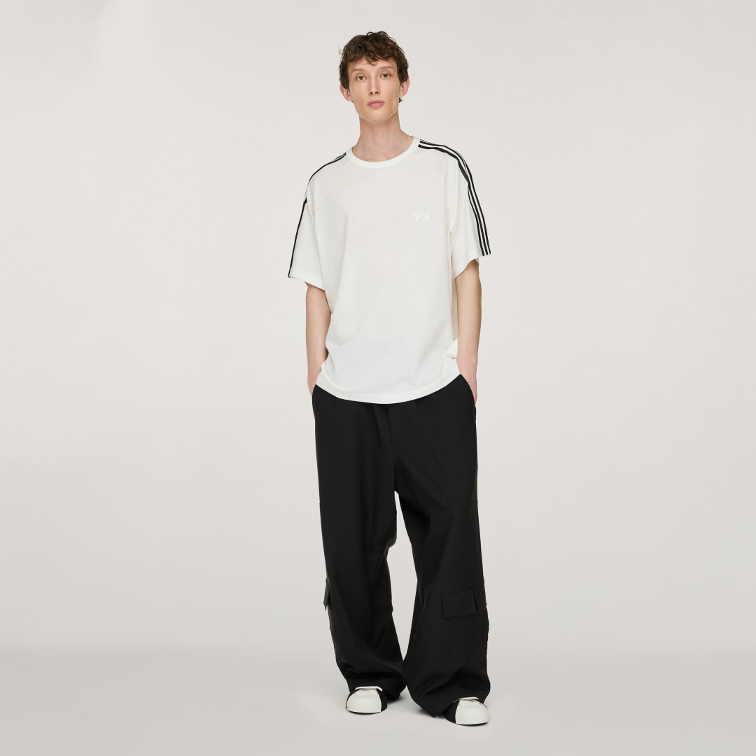Adidas Y-3 Short Sleeve 3-Stripes T-shirt