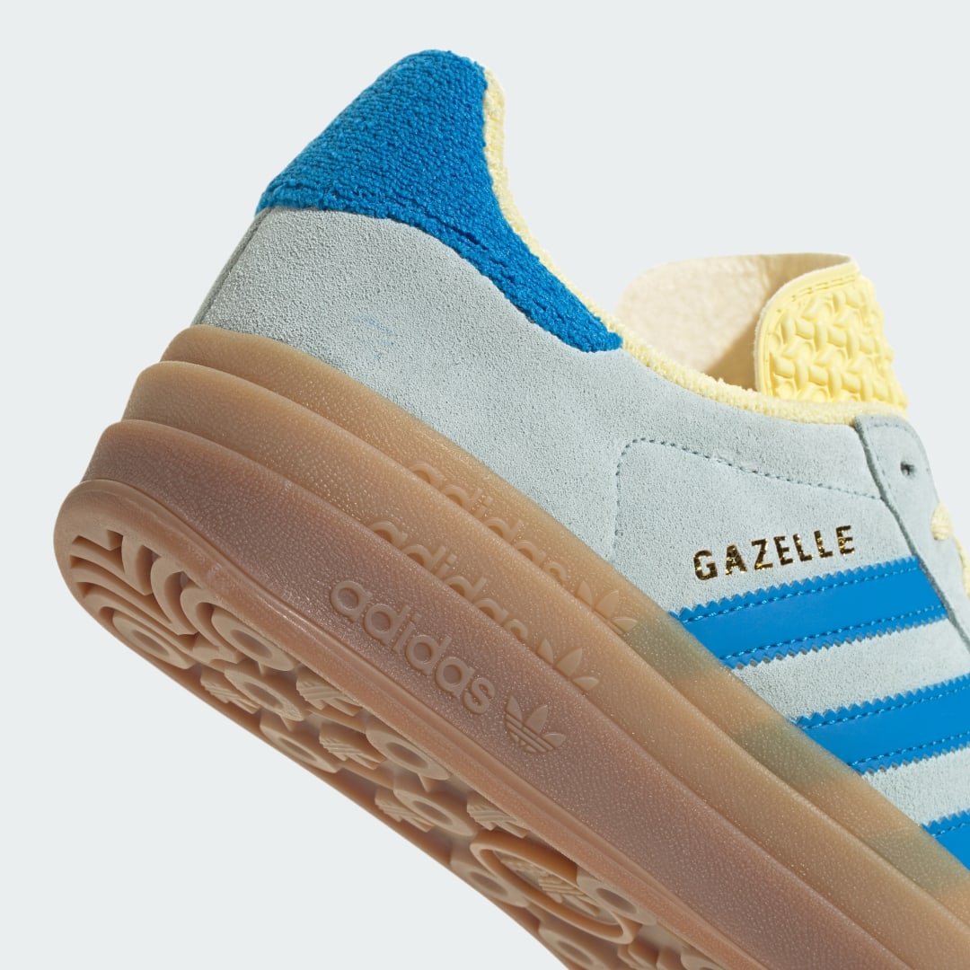 

adidas Tenis Gazelle Bold Mujer, Almost azul/bright azul/almost amarillo