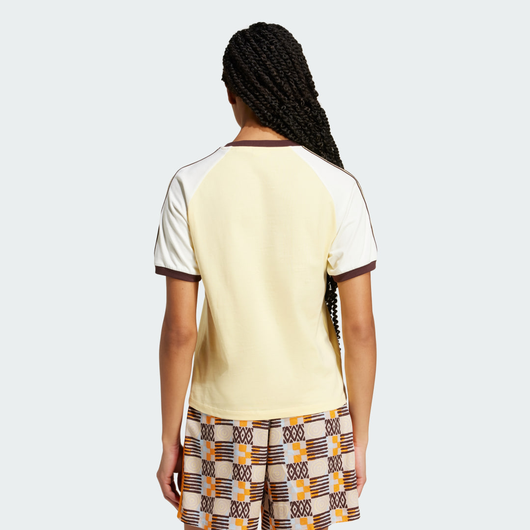 

adidas Playera 80s Mujer, Almost amarillo