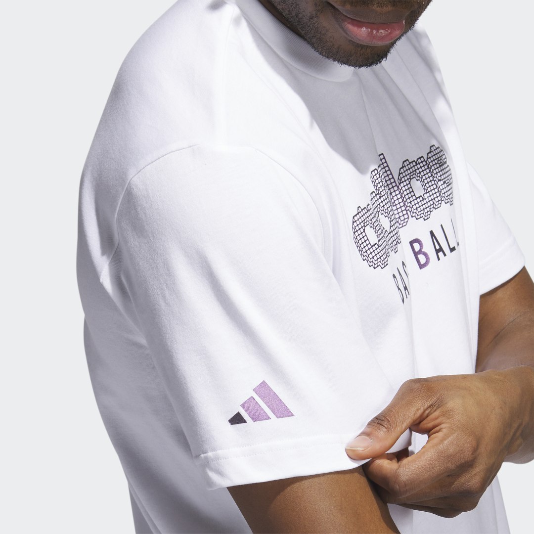 

adidas Playera Metaverse Basketball Hombre, Blanco