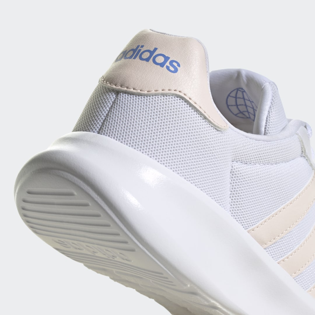 

adidas Tenis Lite Racer 3.0 Unisex, Blanco/wonder quartz/azul fusion