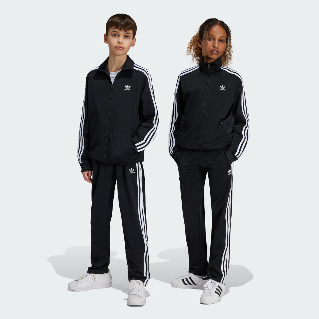 Adidas Originals Straight leg sweatpants met labelstitching