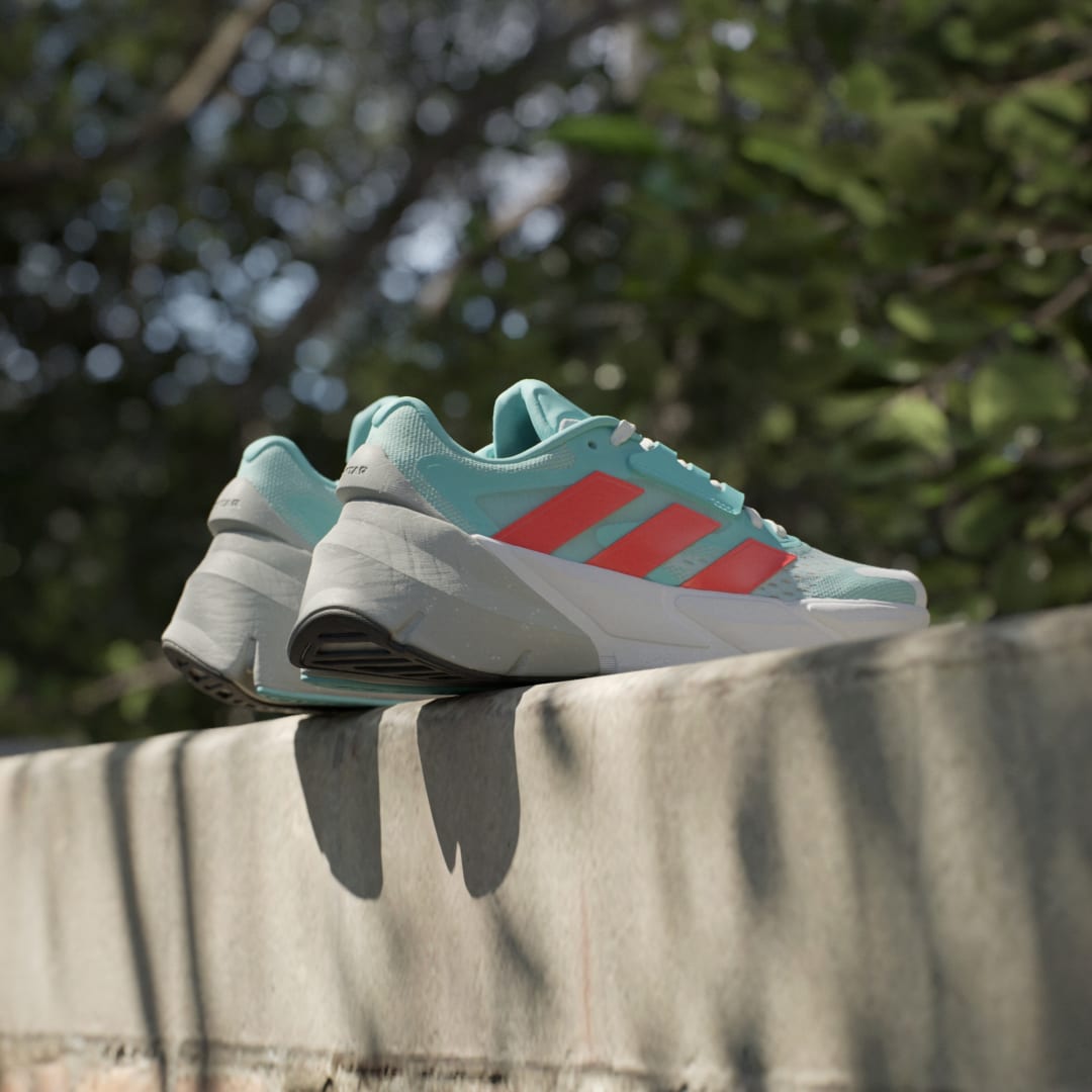 

adidas Tenis Adistar 2.0 Unisex, Blanco/solar rojo/flash aqua