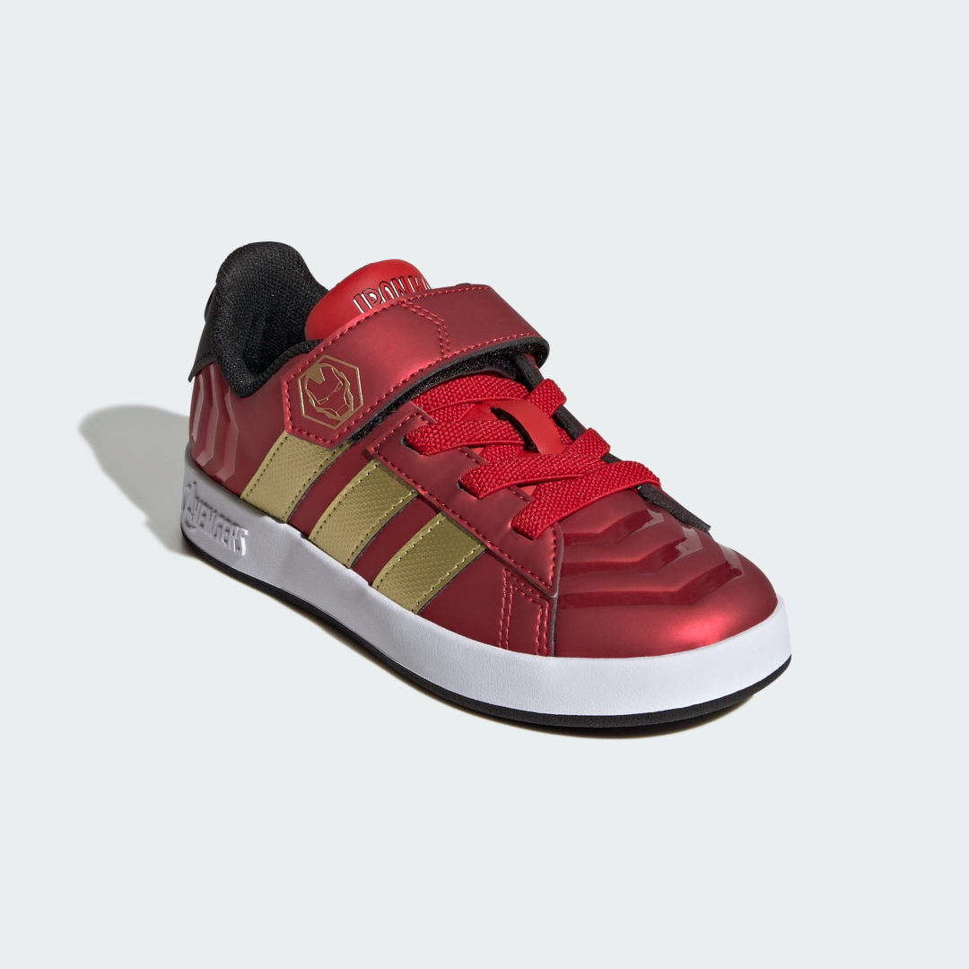 Adidas Grand Court sneaker Better Scarlet / Matte Gold / Core Black