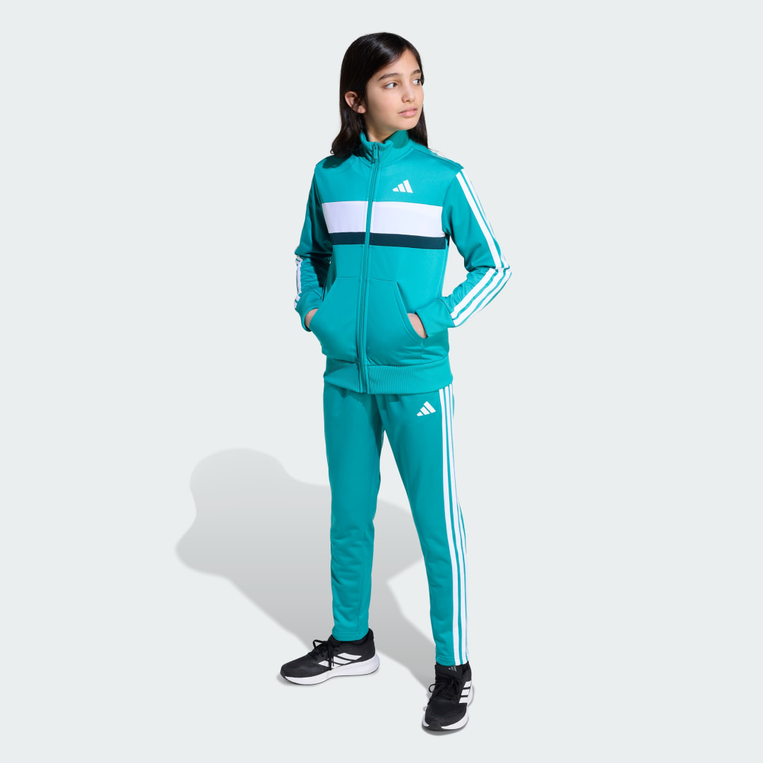Adidas Seasonal Essentials Tiberio 3-Stripes Tricot Trainingspak Kids