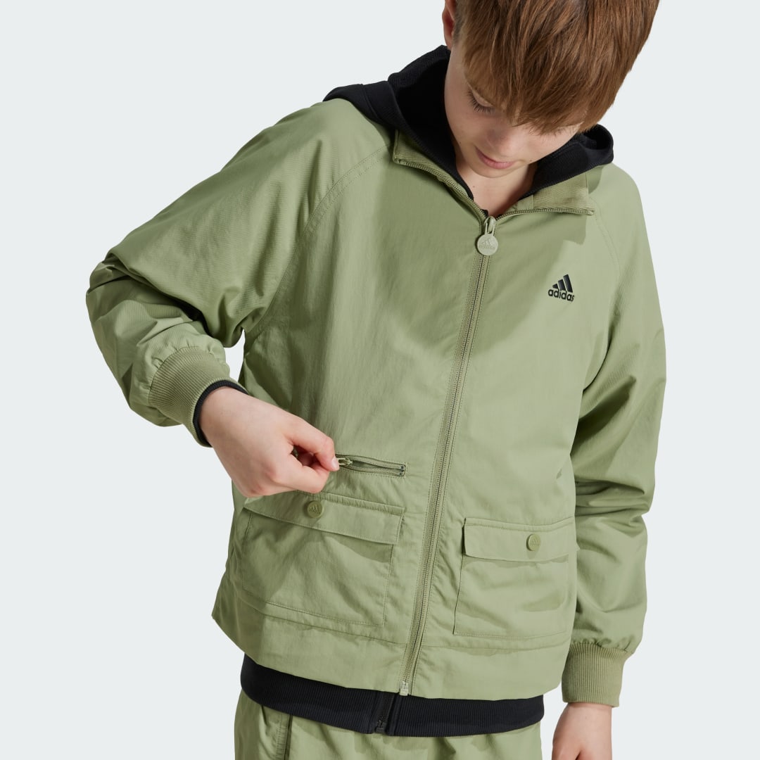 Adidas Street Jam Woven Cargo Jack Kids