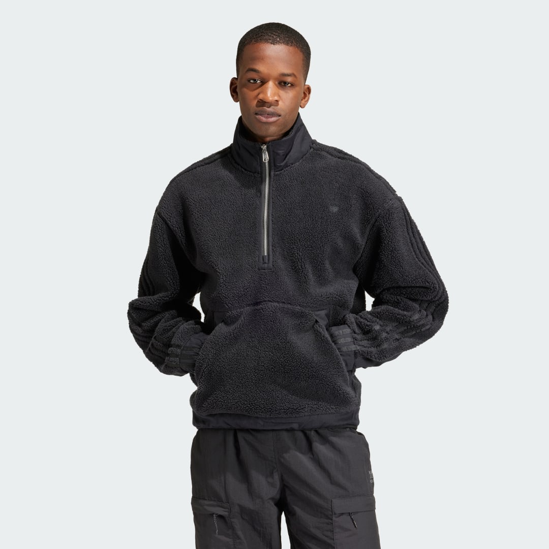 Adidas Originals Premium Essentials+ Sweater met Halflange Rits