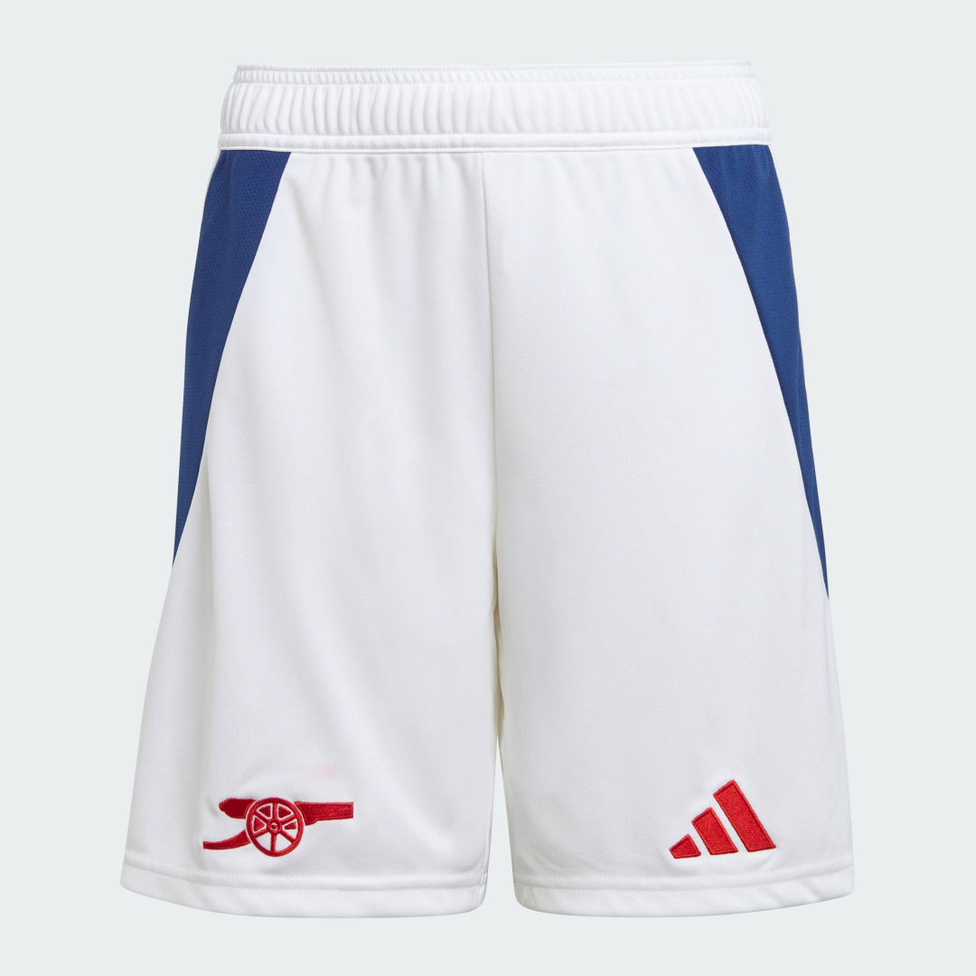 Adidas Perfor ce Junior Arsenal FC voetbalshort uit Sportbroek Wit Polyester 128