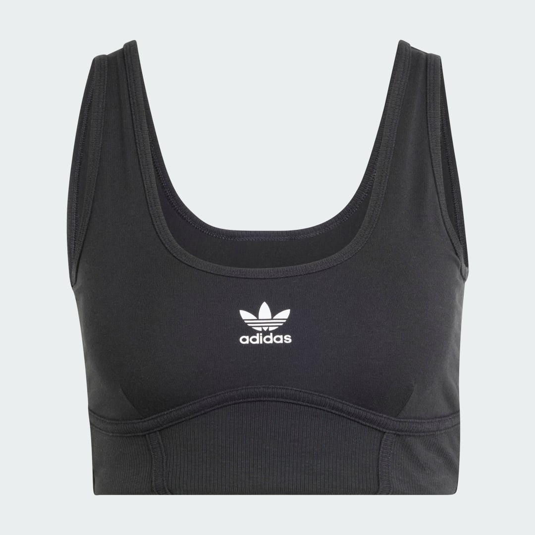 

adidas Top Deportivo Trifolio Mujer, Negro
