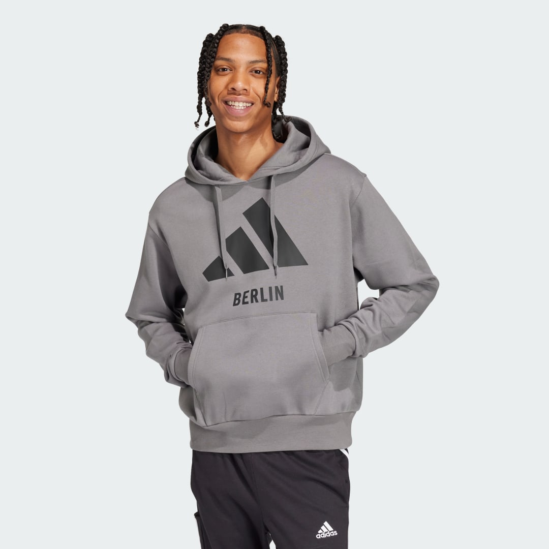 Sweatshirt à capuche adidas Berlin - vue 7