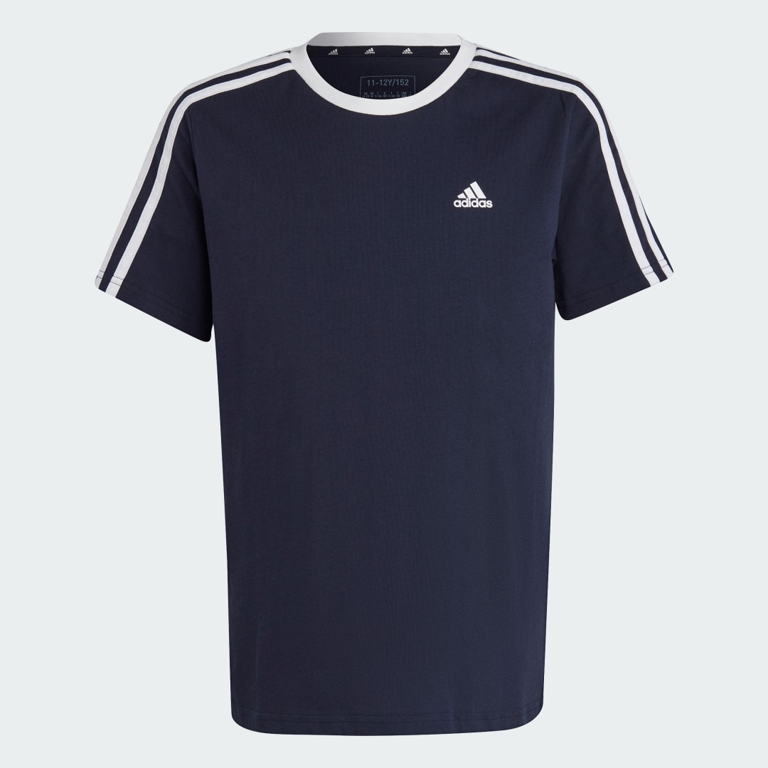 Adidas Essentials 3-Stripes Cotton Loose Fit Boyfriend T-shirt