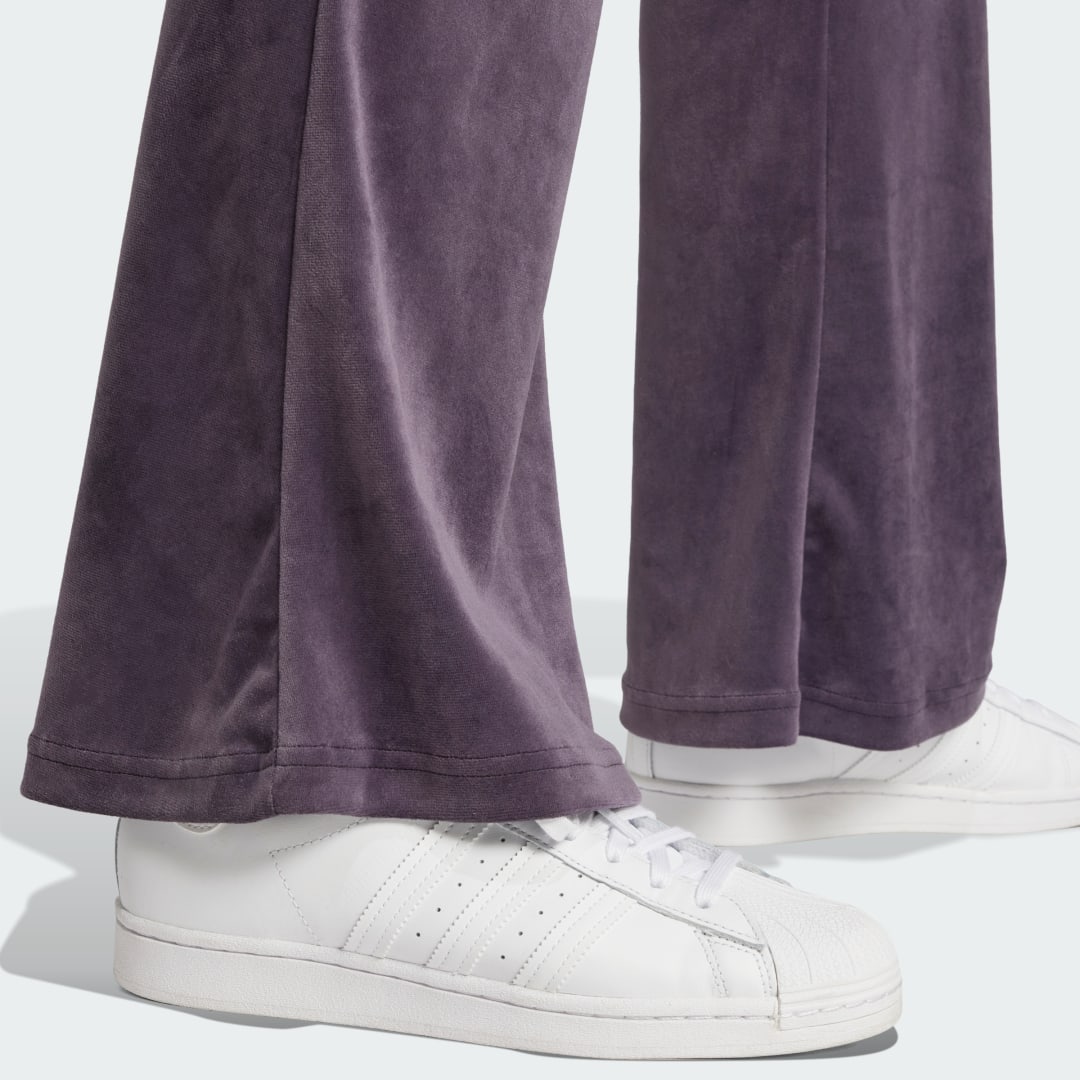 Adidas Velvet Broek met Rhinestone Trefoil