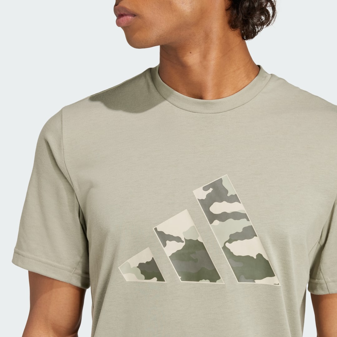 Adidas Train Essentials Camo Graphic Logo T-shirt